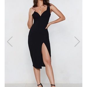 Midi dress black